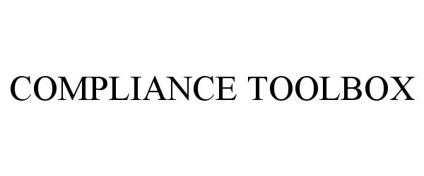 COMPLIANCE TOOLBOX