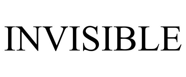 Trademark Logo INVISIBLE