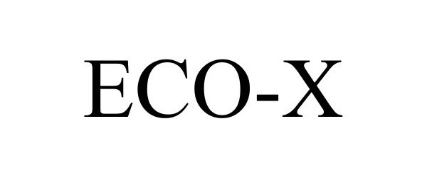Trademark Logo ECO-X
