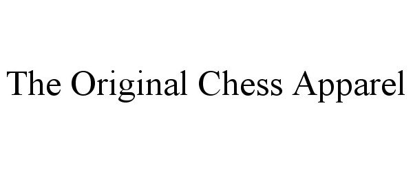  THE ORIGINAL CHESS APPAREL