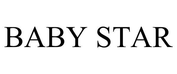 Trademark Logo BABY STAR