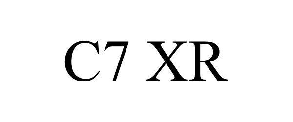 Trademark Logo C7 XR