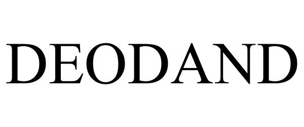 Trademark Logo DEODAND