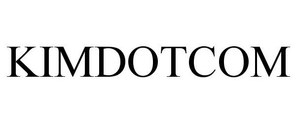 Trademark Logo KIMDOTCOM