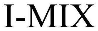 Trademark Logo I-MIX