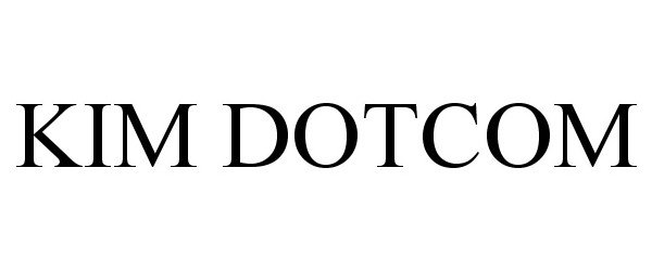 Trademark Logo KIM DOTCOM