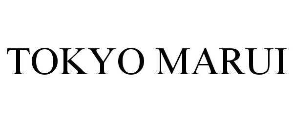 Trademark Logo TOKYO MARUI