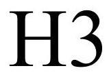 Trademark Logo H3
