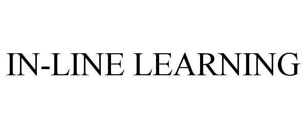 Trademark Logo IN-LINE LEARNING