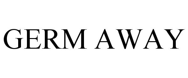 Trademark Logo GERM AWAY