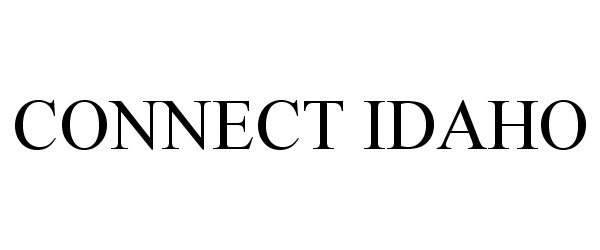 Trademark Logo CONNECT IDAHO
