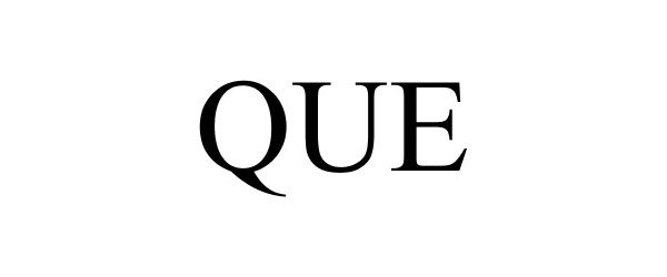 Trademark Logo QUE