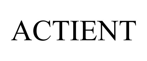 Trademark Logo ACTIENT