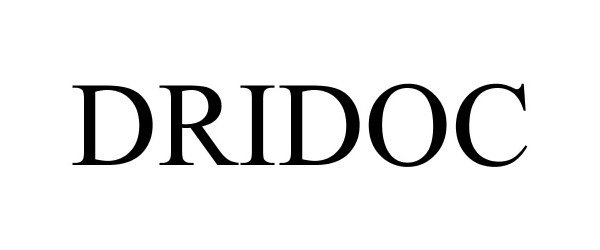 Trademark Logo DRIDOC