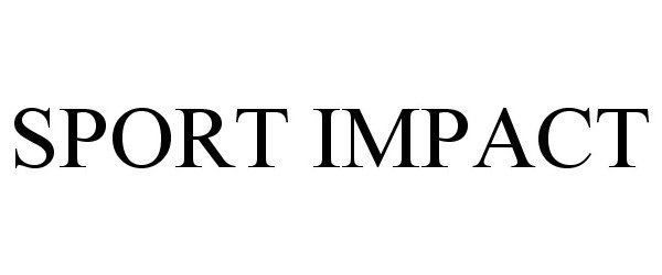 Trademark Logo SPORT IMPACT