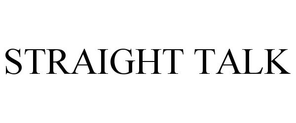 Trademark Logo STRAIGHT TALK