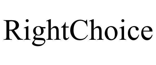 Trademark Logo RIGHTCHOICE