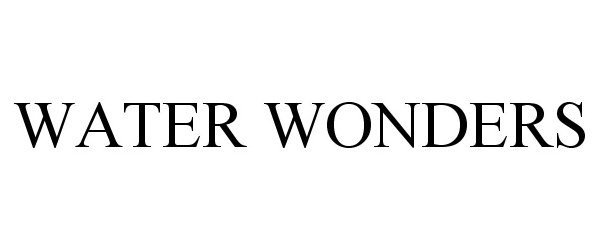 Trademark Logo WATER WONDERS