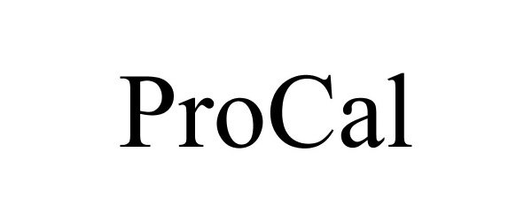 Trademark Logo PROCAL