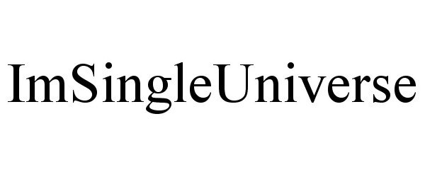  IMSINGLEUNIVERSE