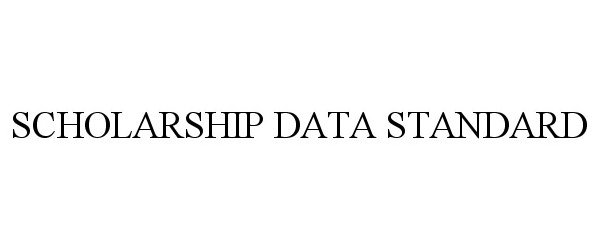  SCHOLARSHIP DATA STANDARD