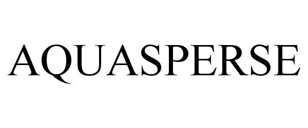 Trademark Logo AQUASPERSE