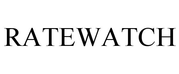 Trademark Logo RATEWATCH