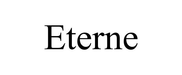 Trademark Logo ETERNE