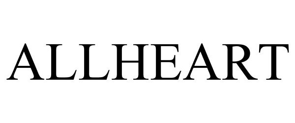 Trademark Logo ALLHEART