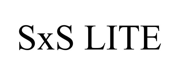 Trademark Logo SXS LITE