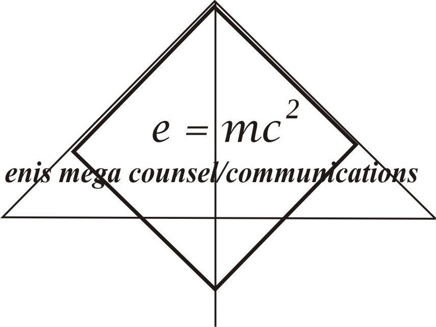 Trademark Logo E = MC2 ENIS MEGA COUNSEL/COMMUNICATIONS