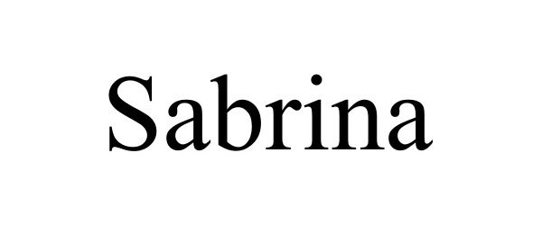 Trademark Logo SABRINA