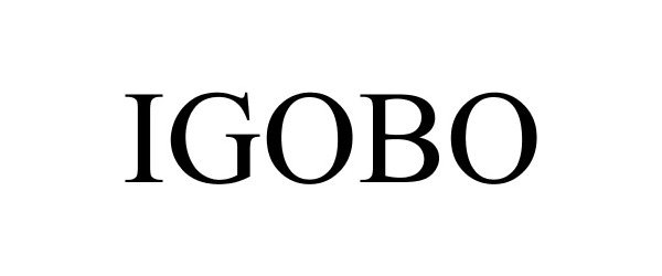 Trademark Logo IGOBO