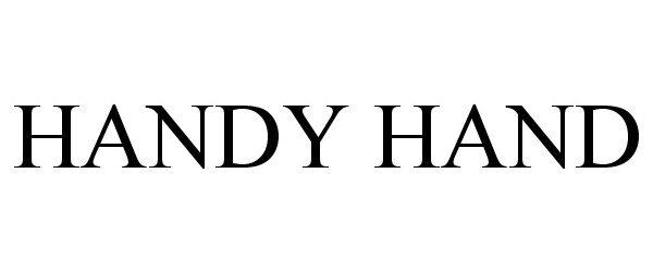 Trademark Logo HANDY HAND