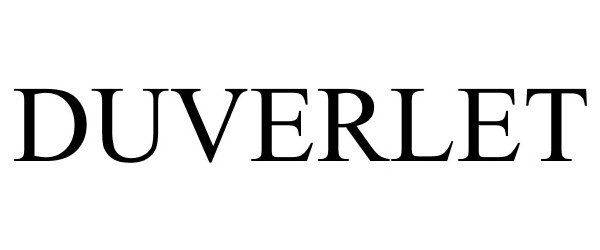 Trademark Logo DUVERLET