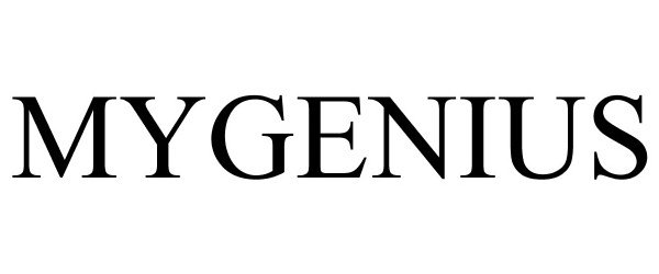 Trademark Logo MYGENIUS