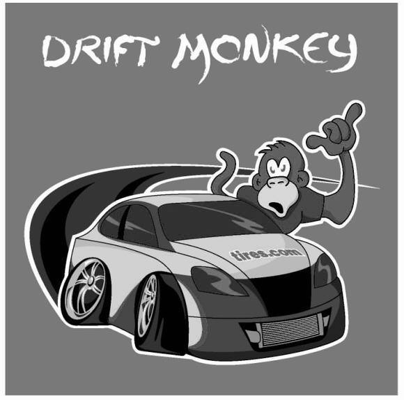 Trademark Logo DRIFT MONKEY TIRES.COM