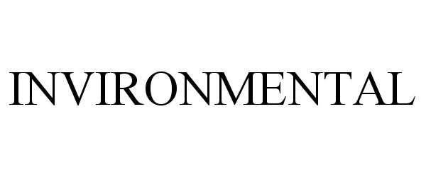 Trademark Logo INVIRONMENTAL