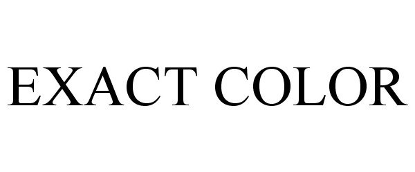 Trademark Logo EXACT COLOR