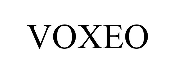Trademark Logo VOXEO