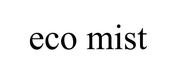 Trademark Logo ECO MIST