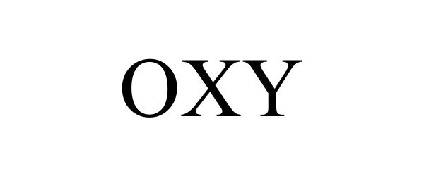 Trademark Logo OXY