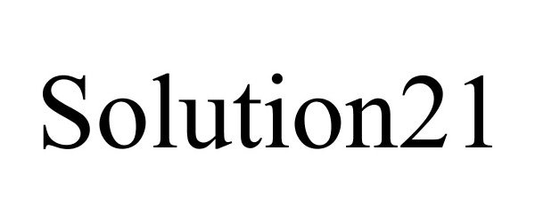 Trademark Logo SOLUTION21