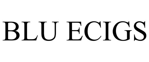 Trademark Logo BLU ECIGS