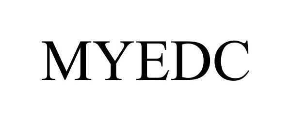 Trademark Logo MYEDC