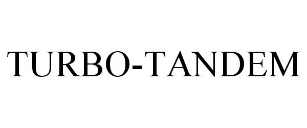 Trademark Logo TURBO-TANDEM