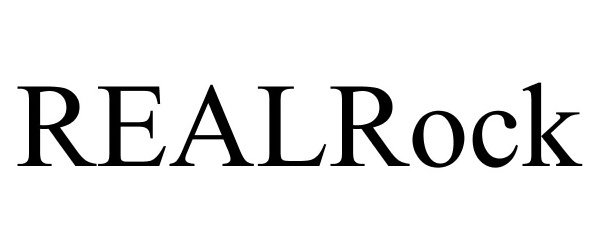 Trademark Logo REALROCK