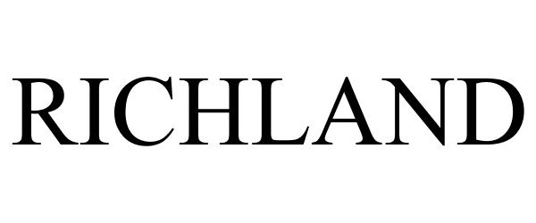 Trademark Logo RICHLAND
