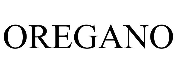 Trademark Logo OREGANO