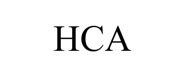 Trademark Logo HCA
